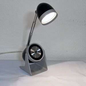 Vintage MCM Hamilton Retro Bullet Egg Space UFO Alien Steampunk Table Lamp Light